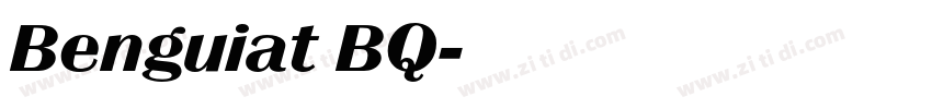 Benguiat BQ字体转换